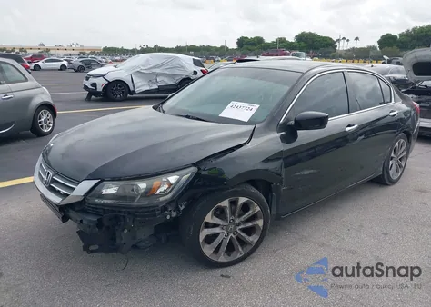 2013 Honda Accord Sport from USA, damaged, VIN 1HGCR2F50DA083982